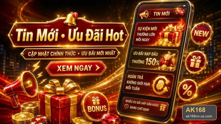 Khuyến Mãi AK168: Kiểm Tra Thời Hạn, Đối Tượng Áp Dụng Và Giới Hạn Nhận Thưởng Trước Khi Đăng Ký – ak168vn.us.com
