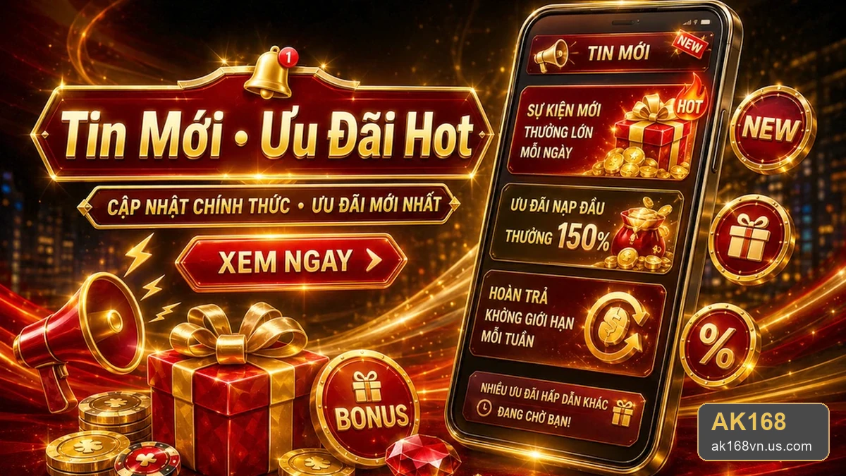 Khuyến Mãi AK168: Kiểm Tra Thời Hạn, Đối Tượng Áp Dụng Và Giới Hạn Nhận Thưởng Trước Khi Đăng Ký – ak168vn.us.com
