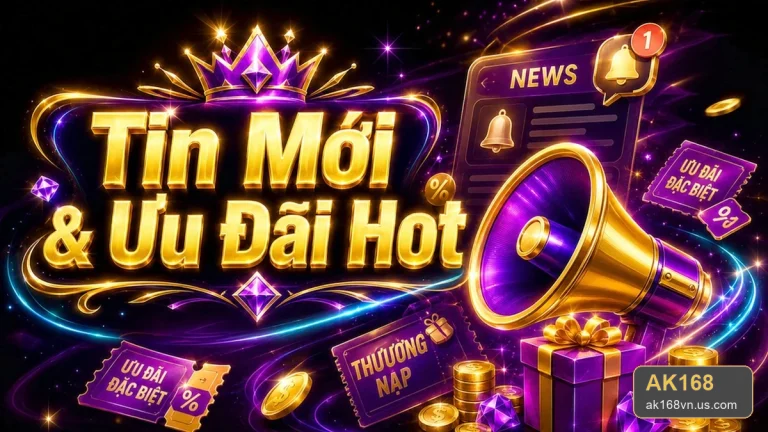 Khuyến mãi AK168: Tin mới, ưu đãi và điều kiện nhận thưởng cần xác minh tài khoản – ak168vn.us.com