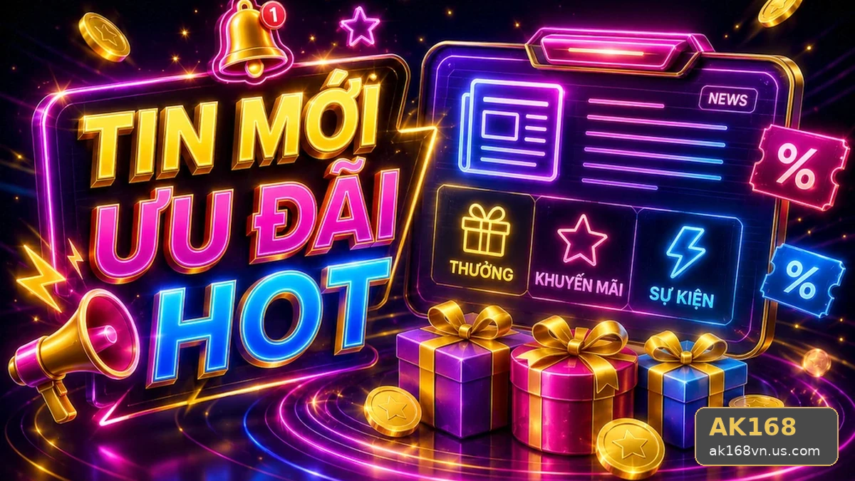 Khuyến Mãi AK168: Đọc Chi Tiết Giao Diện Tin Mới, Ưu Đãi Và Điều Kiện Nhận Thưởng – Hướng Dẫn Xác Minh Tài Khoản Qua Cuộc Kiểm Tra Giao Diện | Góc Kiểm Chứng Theo Tên Miền ak168vn.us.com